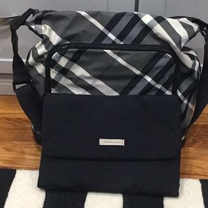 Burberry diaper bag